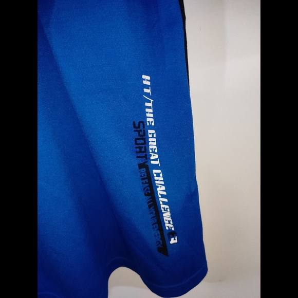 Blue & Black Workout T-shirt - Picture 2 of 7